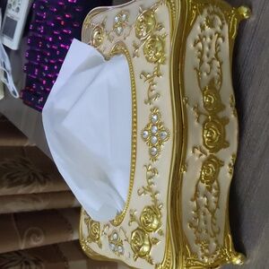 Yellow Kitchen Bath Tissue Box